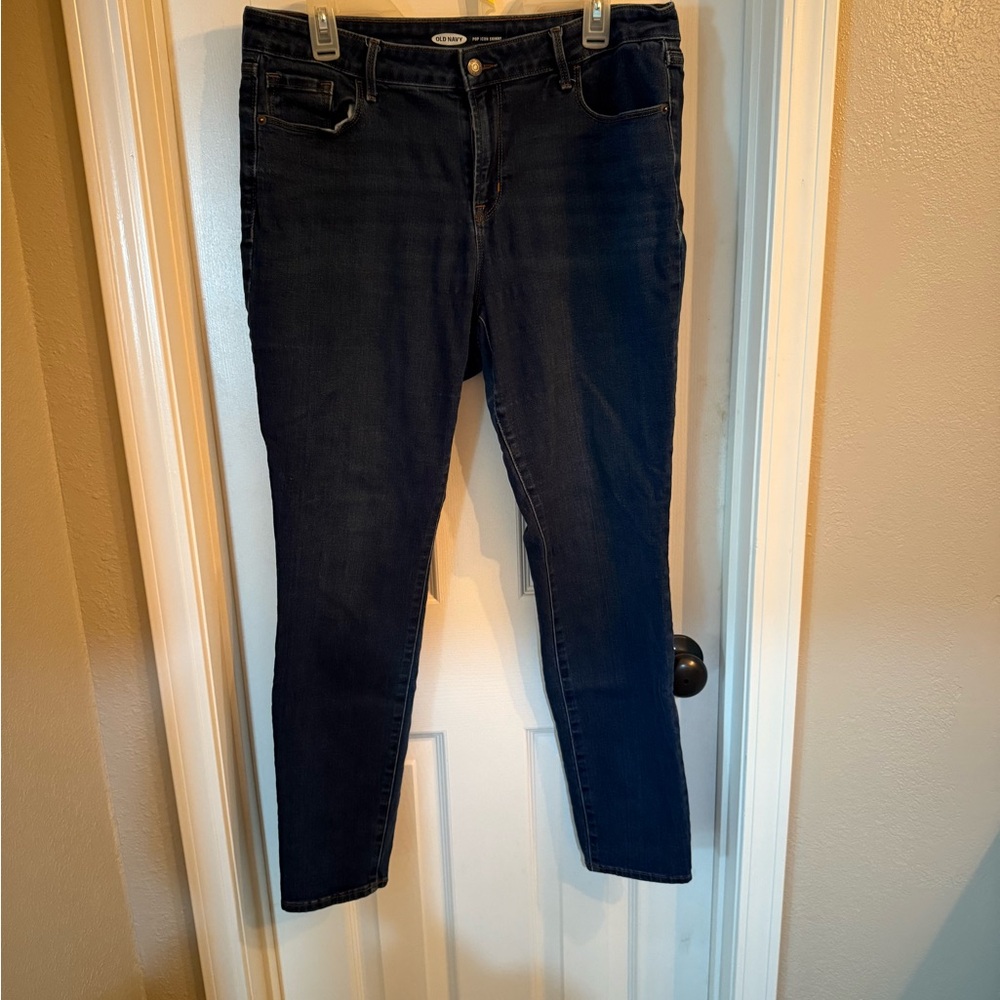 Old Navy Women's Deep Indigo Skinny Jeans